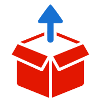 Open box with an arrow point up